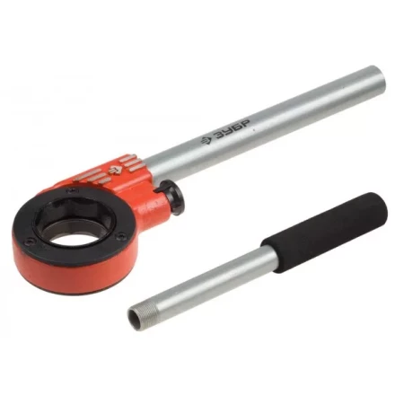 Трещотка ЗУБР "ЭКСПЕРТ" с удлинителем к клуппам 1/4" - 1 1/4", 620мм 28275-1/4-5/4 купить в Нижневартовске