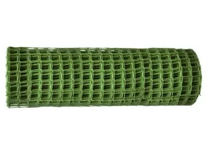Заборная решетка в рулоне 1,5х25 м ячейка 55х55 мм зеленая Россия 64535 купить в Нижневартовске