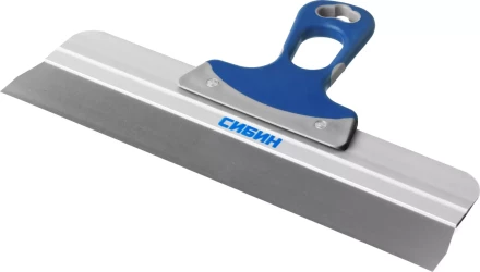 Шпатель СИБИН ФАСАДНЫЙ нержавеющий, алюминиевая направляющая, 2к ручка, 350мм 10085-35 купить в Нижневартовске