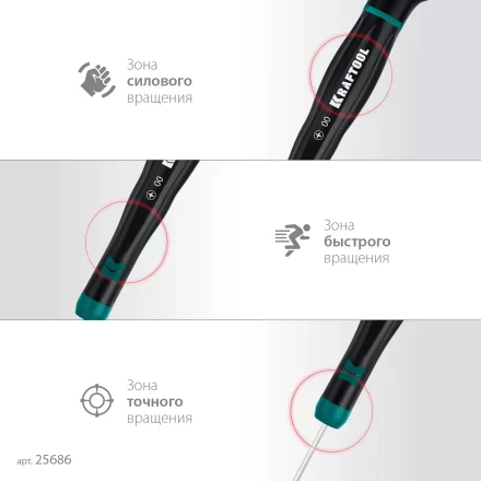 Набор отверток для точных работ KRAFTOOL Precision 7 25686 купить в Нижневартовске
