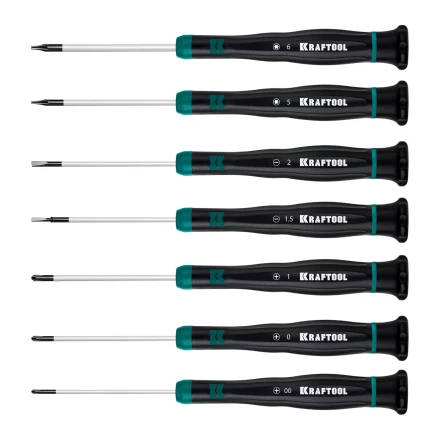 Набор отверток для точных работ KRAFTOOL Precision 7 25686 купить в Нижневартовске