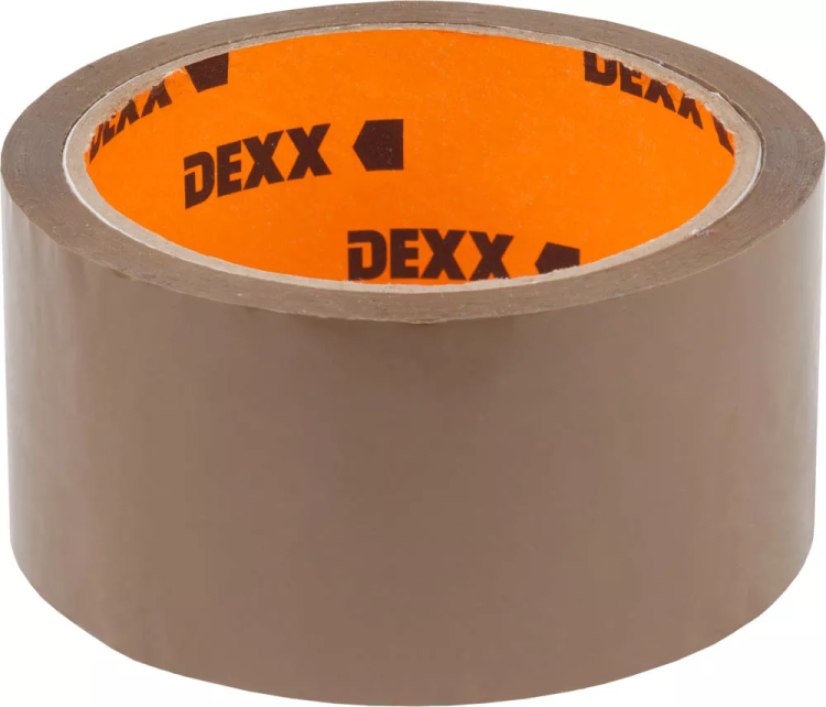 Клейкая лента, DEXX 12057-50-50, упаковочная, коричневая, 40мкм, 48мм х 50м 12057-50-50_z01 купить в Нижневартовске