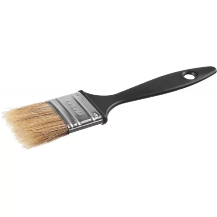 Кисть плоская СИБИН, пластиковая ручка, светлая щетина, 38мм 01008-038 купить в Нижневартовске