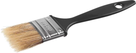 Кисть плоская СИБИН, пластиковая ручка, светлая щетина, 38мм 01008-038 купить в Нижневартовске