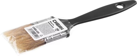 Кисть плоская СИБИН, пластиковая ручка, светлая щетина, 38мм 01008-038 купить в Нижневартовске