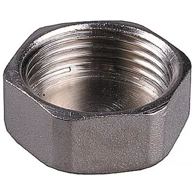Заглушка GENERAL FITTINGS никелированная латунь, 6-ти гранная головка, внутренняя резьба, 1" 51097-1