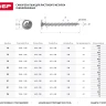 Саморезы ЗУБР с прессшайбой по листовому металлу до 0,9 мм, PH2, 4,2х76 мм, 2000шт 4-300190-42-076 купить в Нижневартовске