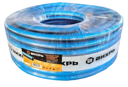 Шланг поливочный ПВХ усиленный премиум пищевой четырехслойный армированный 3/4 25м Вихрь купить в Нижневартовске