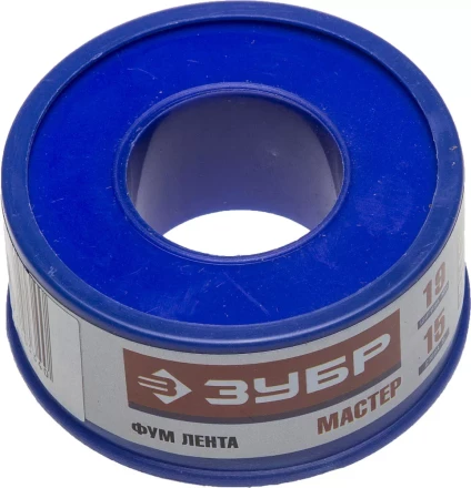 Фумлента ЗУБР "МАСТЕР", плотность 0,40 г/см3, 0,1ммх19ммх15м 12373-19-040 купить в Нижневартовске