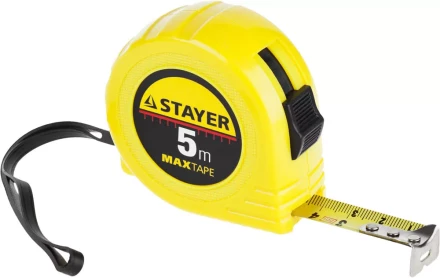 Рулетка STAYER "МASTER" "MaxTape", пластиковый корпус, 5м/19мм 34014-05-19 купить в Нижневартовске
