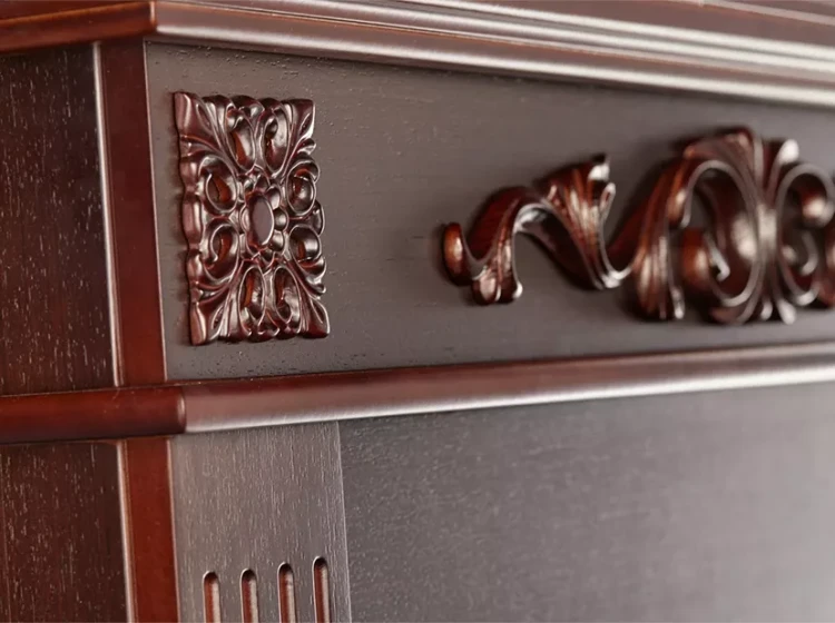 Портал для электрического камина Electrolux Noce 25 шпон темный дуб купить в Нижневартовске