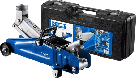 Домкрат гидравлический подкатной T30, 2т, 135-330мм, в кейсе, ЗУБР Профессионал 43053-2-K купить в Нижневартовске