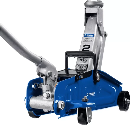 Домкрат гидравлический подкатной T30, 2т, 135-330мм, в кейсе, ЗУБР Профессионал 43053-2-K купить в Нижневартовске