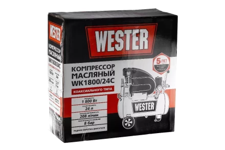 Поршневой масляный компрессор WESTER WK1800/24C купить в Нижневартовске