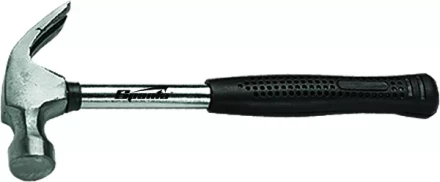 Молоток-гвоздодер 450 г боек 27 мм металлическая трубчатая обрезиненная рукоятка SPARTA 104405 купить в Нижневартовске