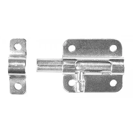 Задвижка накладная для окон и мебели "ШП-10 БЦ", цвет белый/цинк, 30мм 37741-30 купить в Нижневартовске