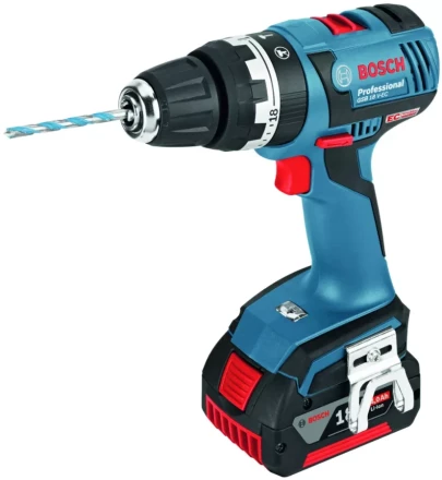 Дрель-шуруповерт аккумуляторная BOSCH GSB 18 V-EC ударная купить в Нижневартовске