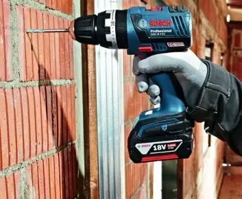 Дрель-шуруповерт аккумуляторная BOSCH GSB 18 V-EC ударная купить в Нижневартовске