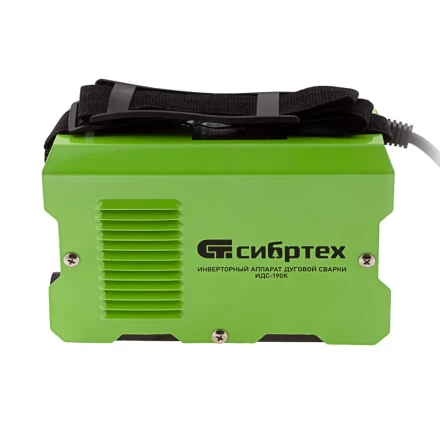 Инверторный аппарат дуговой сварки ИДС-190K, 190 А, ПВ 80%, диаметр электрода 1,6-4 мм Сибртех 94394 купить в Нижневартовске