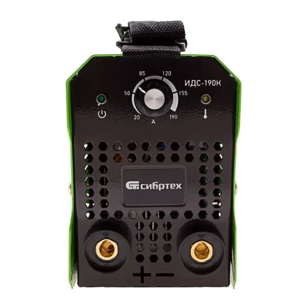 Инверторный аппарат дуговой сварки ИДС-190K, 190 А, ПВ 80%, диаметр электрода 1,6-4 мм Сибртех 94394 купить в Нижневартовске