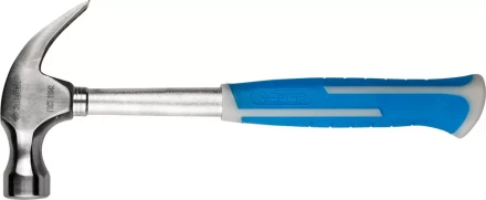 Молоток-гвоздодер ЗУБР цельнометаллический, с двухкомпонентной пластиковой рукояткой, 560г 20250-560_z01 купить в Нижневартовске