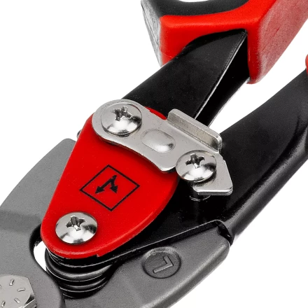 Ножницы по металлу Matrix, 250 мм, левый рез, сталь CRMO, двухкомпонентные рукоятки, PRO 78326 купить в Нижневартовске