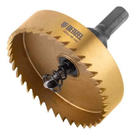 Коронка по металлу HSS, 68 мм, нитридтитановое покрытие Denzel 724122 купить в Нижневартовске