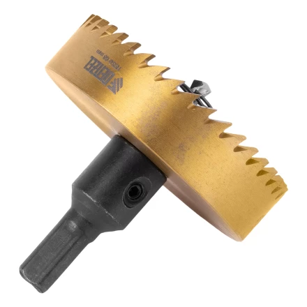 Коронка по металлу HSS, 68 мм, нитридтитановое покрытие Denzel 724122 купить в Нижневартовске