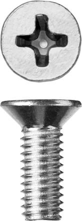 Винт ЗУБР "МАСТЕР" DIN 965, класс прочности 4.8, оцинкованный, M6x16мм, 5кг 303110-06-016 купить в Нижневартовске