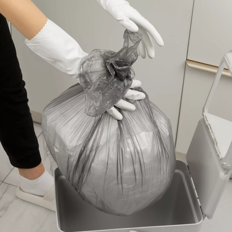 Пакеты для мусора 60 л x 50 шт. серые, Home Palisad 927125 купить в Нижневартовске