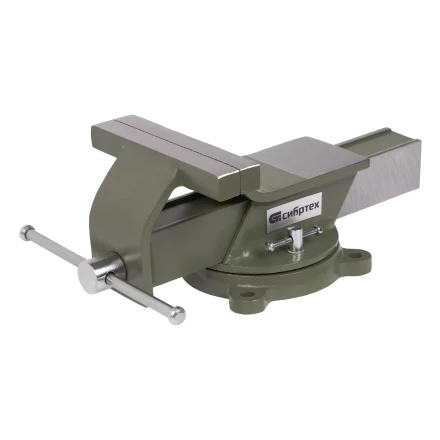 Тиски слесарные Сибртех 18620, 150 мм, стальные, поворотные купить в Нижневартовске