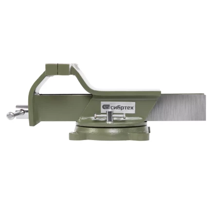 Тиски слесарные Сибртех 18620, 150 мм, стальные, поворотные купить в Нижневартовске