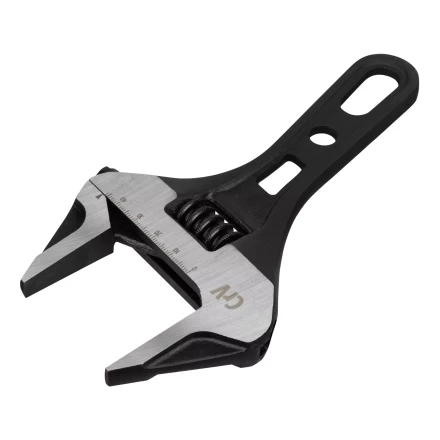 Ключ разводной 185 мм Denzel 15754, CrV, кованый, укороченная рукоятка купить в Нижневартовске