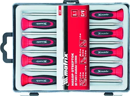 Набор отверток для точных работ с мобильными телефонами, 8 шт., Crv Matrix 11589 купить в Нижневартовске