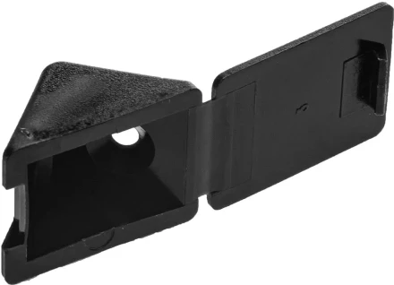 Уголок мебельный ЗУБР с шурупом, цвет черный, 4,0x15мм, ТФ6, 4шт 4-308256-7 купить в Нижневартовске