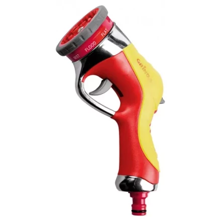 Пистолет-распылитель GRINDA 9-позиц., металлический с TPR, с автомат. сменой режимов распыления 8-427141 купить в Нижневартовске