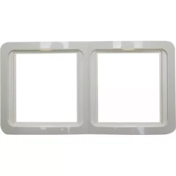 Панель СВЕТОЗАР &quot;ГАММА&quot; двойная вертикальная, цвет бежевый SV-54147-B