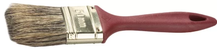 Кисть плоская ЗУБР "УНИВЕРСАЛ-ПРЕМИУМ" "КП-15", смешанная натуральная щетина, пластмассовая ручка, 20мм 4-01015-020 купить в Нижневартовске