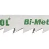 Полотна KRAFTOOL, T144DF, для эл/лобзика, Bi-Metall, по дереву, фанере, быстрый рез, EU-хвост., шаг 4мм, 75мм, 2шт 159520-4 купить в Нижневартовске