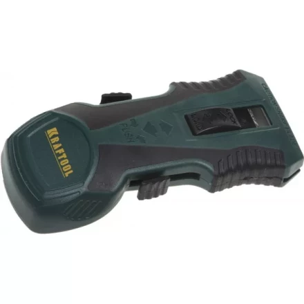 Скребок "Safety" 2 в 1, KRAFTOOL 08543, двухкомпонентный корпус, тип лезвия H01, пластиковое лезвие в комплекте 8543 купить в Нижневартовске