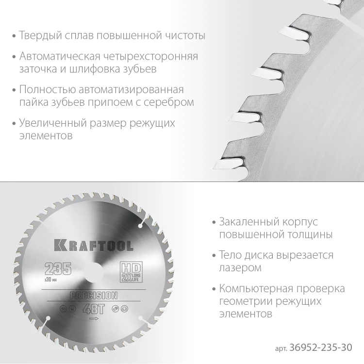 Диск пильный PRECISION, повышенный ресурс 36952-235-30 купить в Нижневартовске