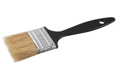 Кисть плоская СИБИН, пластиковая ручка, светлая щетина, 50мм 01008-050 купить в Нижневартовске