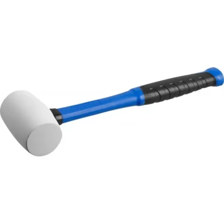 Киянка ЗУБР &quot;ПРОФЕССИОНАЛ&quot; резиновая белая, с фиберглассовой ручкой, 230г 20531-230_z02 купить в Нижневартовске