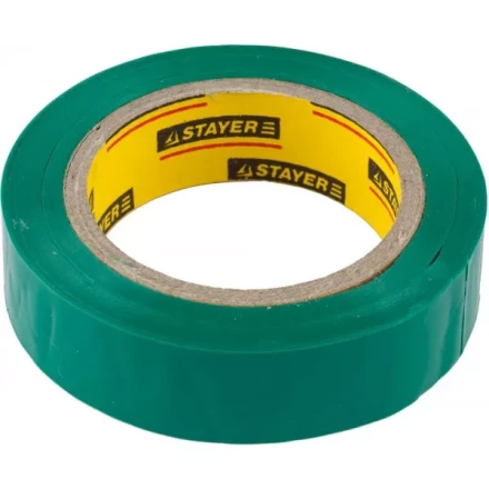 Изолента, STAYER Master 12291-G-15-10, ПВХ, 5000 В, 15мм х 10м, зеленая 12291-G-15-10 купить в Нижневартовске