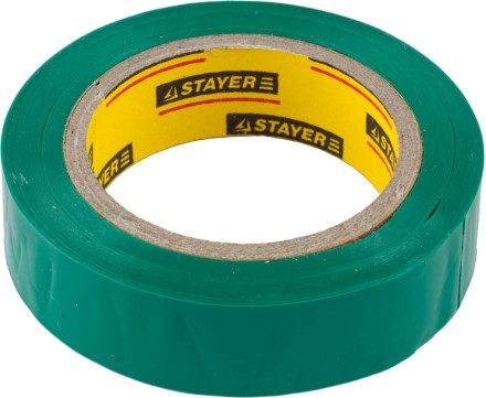 Изолента, STAYER Master 12291-G-15-10, ПВХ, 5000 В, 15мм х 10м, зеленая 12291-G-15-10 купить в Нижневартовске