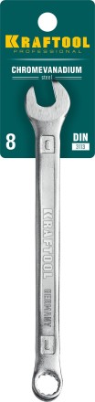 Ключи комбинированные KRAFTOOL, Cr-V, DIN 3113 27079-08 купить в Нижневартовске