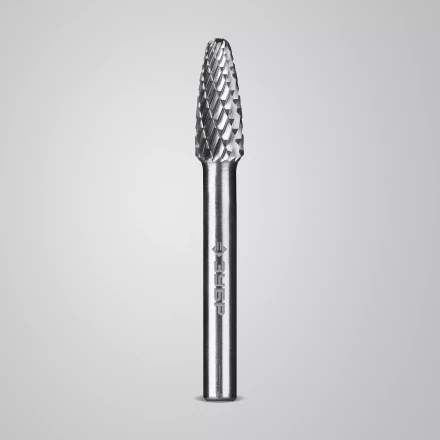 Зубр Твердосплавная борфреза F - парабола с закругленным углом, 8 х 20 мм, радиус 2.0 мм (28805-8-20) купить в Нижневартовске