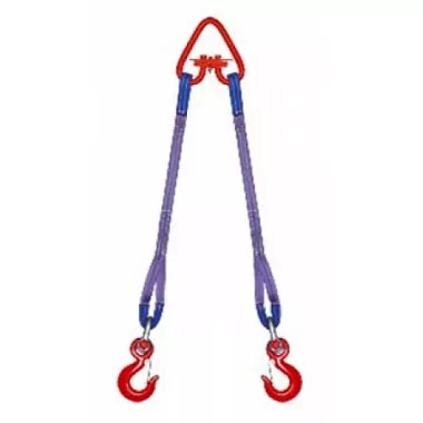 Строп текстильный двухветвевой 2СТ 4 т L=2 м SF6 75 мм Звено РТ-3 купить в Нижневартовске