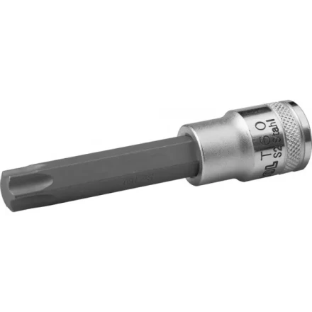 Торцовая бита-головка KRAFTOOL "INDUSTRIE QUALITAT", удлиненная, материал S2, TORX, сатинированная, 1/2", Т60 27906-60_z01 купить в Нижневартовске