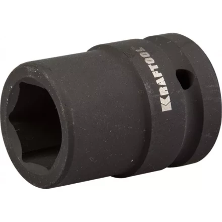 Торцовая головка KRAFTOOL "INDUSTRIE QUALITAT" ударная (3/4"), FLANK, Cr-Mo, фосфатированная, 22 мм 27945-22_z01 купить в Нижневартовске